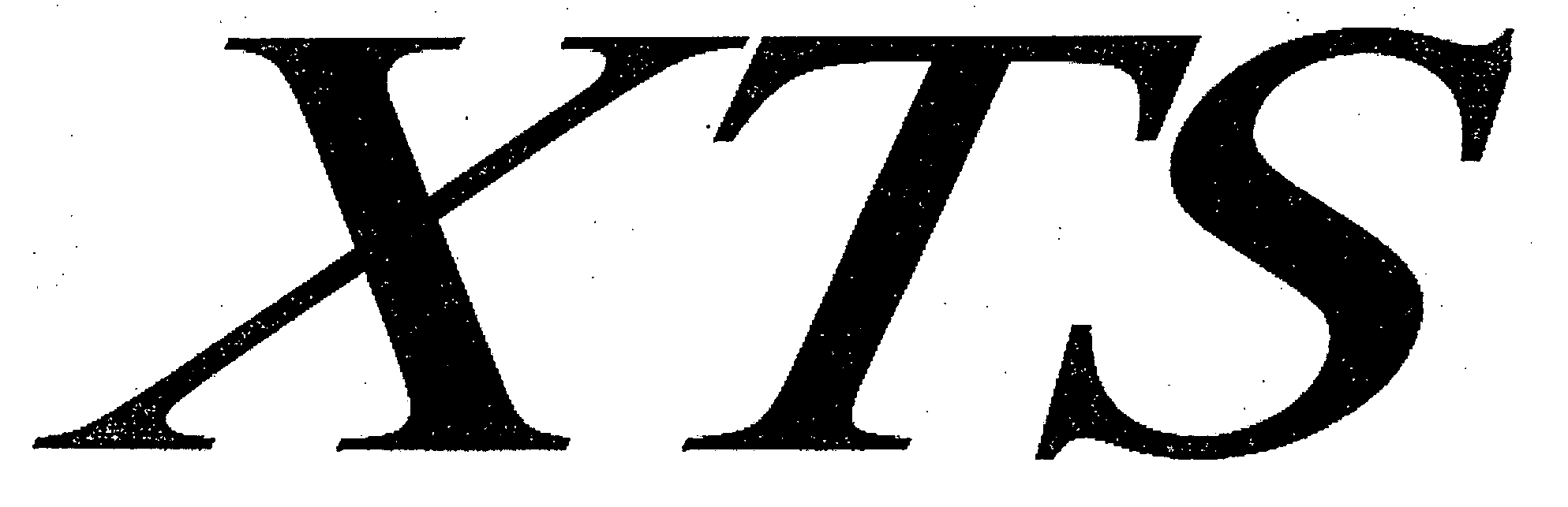 Trademark Logo XTS