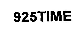 Trademark Logo 925TIME