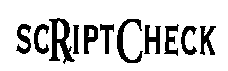 Trademark Logo SCRIPTCHECK