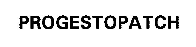 Trademark Logo PROGESTOPATCH