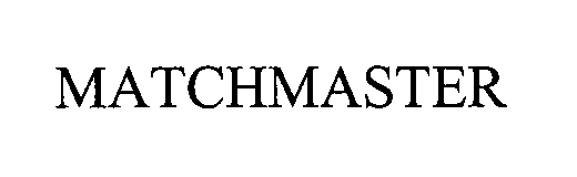 Trademark Logo MATCHMASTER