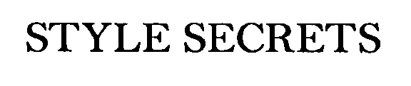 Trademark Logo STYLE SECRETS