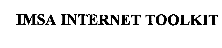  IMSA INTERNET TOOLKIT