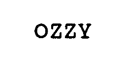 Trademark Logo OZZY