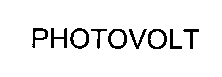 Trademark Logo PHOTOVOLT