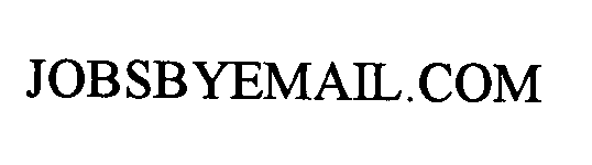Trademark Logo JOBSBYEMAIL.COM