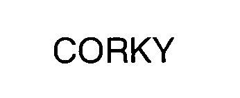 Trademark Logo CORKY