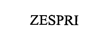 Trademark Logo ZESPRI