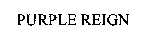 Trademark Logo PURPLE REIGN