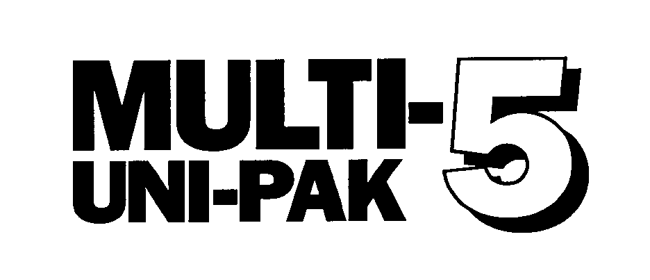 Trademark Logo MULTI 5 UNI PAK