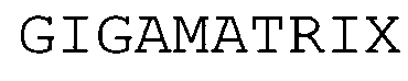 Trademark Logo GIGAMATRIX