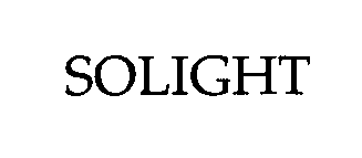 Trademark Logo SOLIGHT