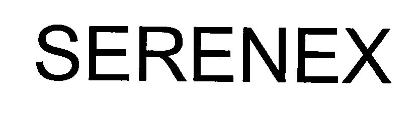 Trademark Logo SERENEX