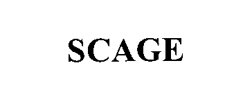Trademark Logo SCAGE