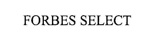 Trademark Logo FORBES SELECT