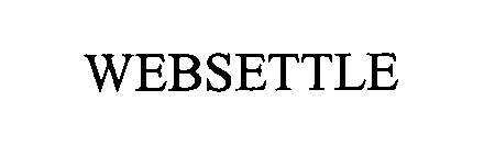 Trademark Logo WEBSETTLE