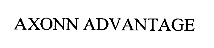 Trademark Logo AXONN ADVANTAGE