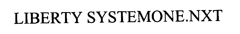 Trademark Logo LIBERTY SYSTEMONE.NXT