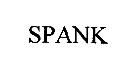 Trademark Logo SPANK