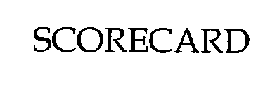 Trademark Logo SCORECARD