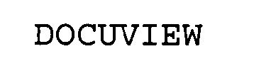 Trademark Logo DOCUVIEW