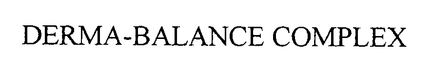 Trademark Logo DERMA-BALANCE COMPLEX