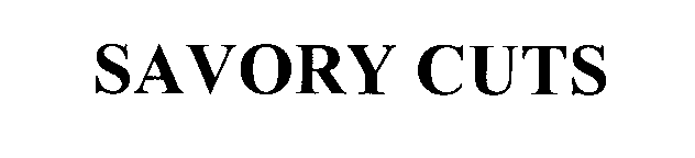 Trademark Logo SAVORY CUTS