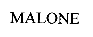 Trademark Logo MALONE