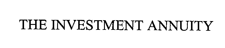  THE INVESTMENT ANNUITY