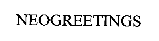 Trademark Logo NEOGREETINGS