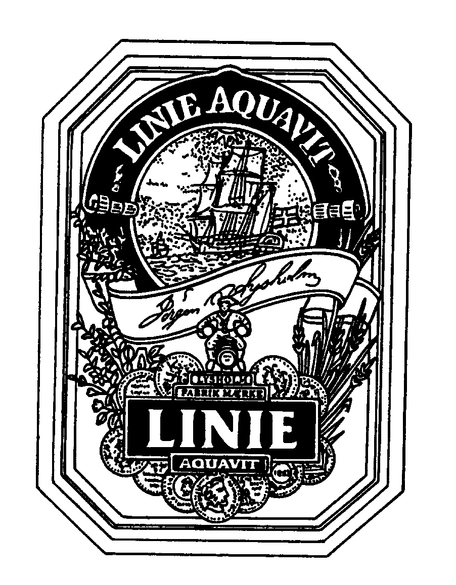 Trademark Logo LINIE AQUAVIT LINIE AQUAVIT LYSHOLM FABRIK MÆRKE