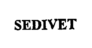 Trademark Logo SEDIVET