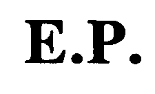 Trademark Logo E.P.