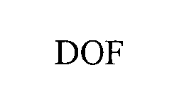 Trademark Logo DOF