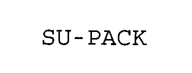 Trademark Logo SU-PACK