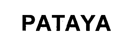 Trademark Logo PATAYA