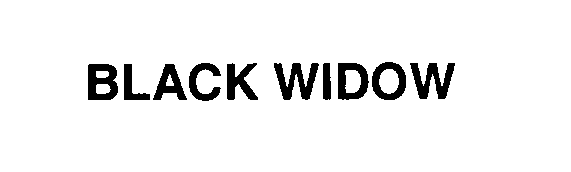 Trademark Logo BLACK WIDOW