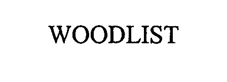 Trademark Logo WOODLIST