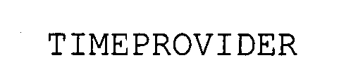 Trademark Logo TIMEPROVIDER