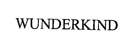 WUNDERKIND