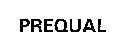 Trademark Logo PREQUAL