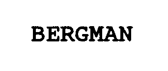 Trademark Logo BERGMAN