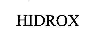 Trademark Logo HIDROX
