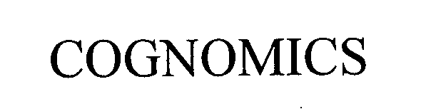 Trademark Logo COGNOMICS
