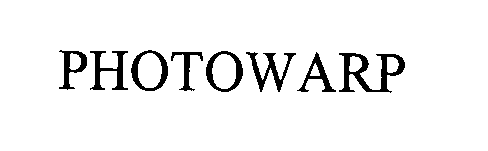 Trademark Logo PHOTOWARP