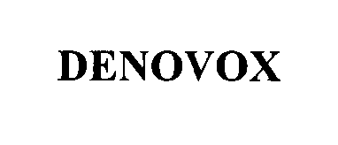 Trademark Logo DENOVOX