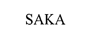 Trademark Logo SAKA