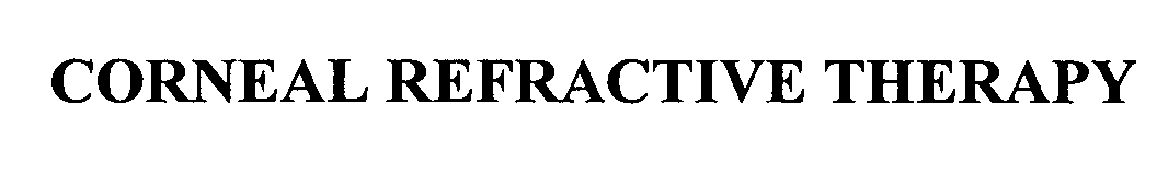 Trademark Logo CORNEAL REFRACTIVE THERAPY