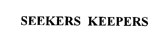 Trademark Logo SEEKERS KEEPERS