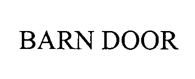 Trademark Logo BARN DOOR